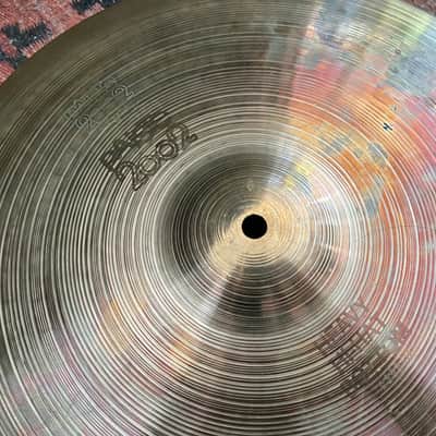 Vintage 1979 Paiste 2002 15" Heavy Black Label Hi-Hats Cymbals 1979 Made In Switzerland '70s image 12