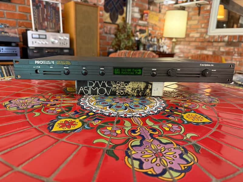 E-MU Systems Proteus/1 Rackmount 32-Voice Sampler Module 1989 - Black image 1