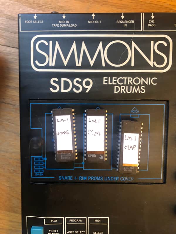 14  LM-1 LinnDrum Eproms Simmons SDS9 6-Channel Drum Synthesizer 1985 image 1