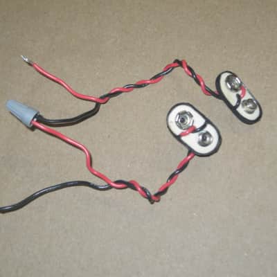 used 1980s genuine DOD double 9v battery clip for Performer Series pedals (NO pedals included / NO other parts included) battery clips work fine (pedal & internal parts seen in pictures provided as a reference) image 16