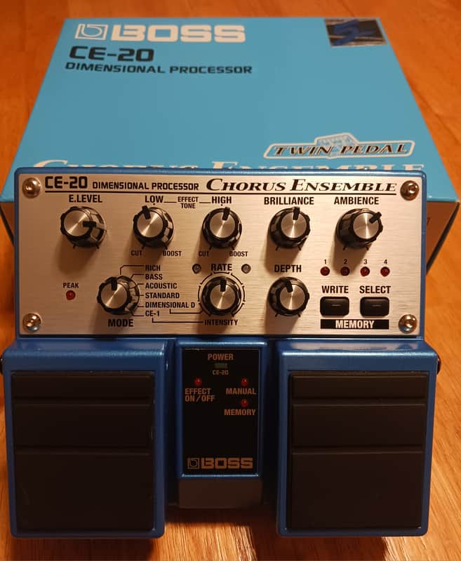 Boss CE-20 CHORUS ENSEMBLE - Twin Pedal 2003 - Blue