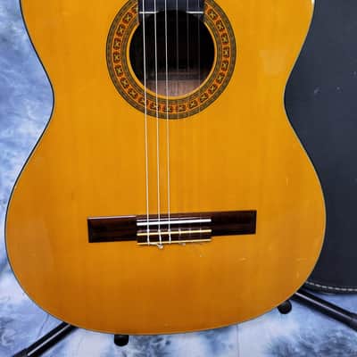 Vintage 1979 Hohner Classical HG-14 Guitar Natural  New Strings Original Soft Shell Case image 3