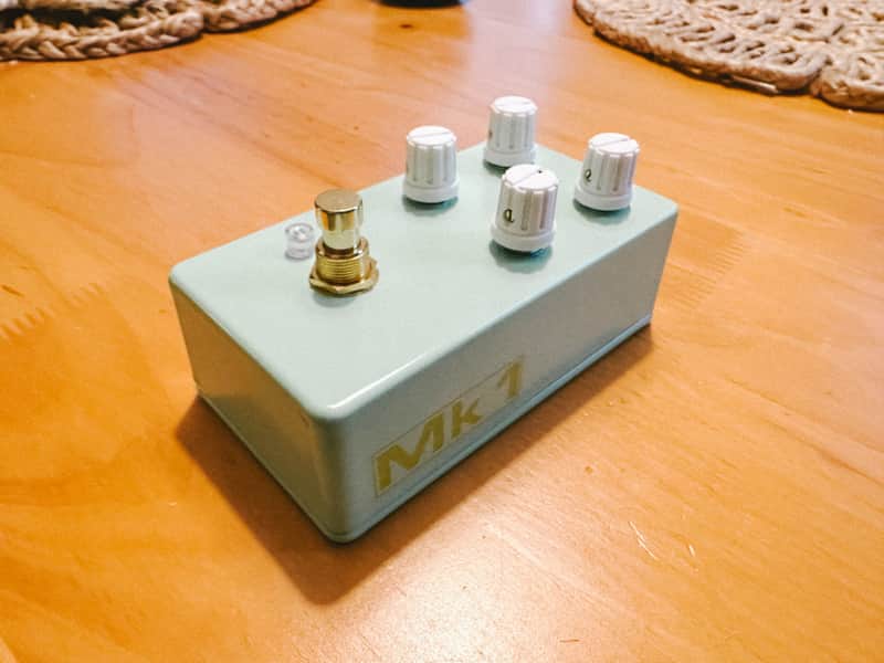Hardware Fixations MK1 (Tascam Portastudio 424 MkI preamp pedal) 2025 - Sage green powdercoating image 1