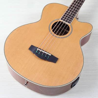 Custom 5 String Acoustic Electric Bass, Mahogany Body, Spruce Top Body image 7