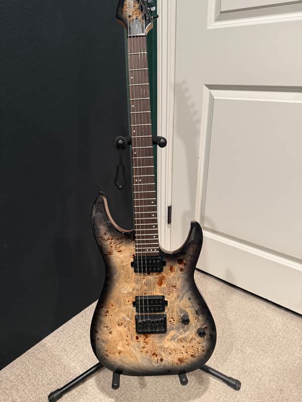 Schecter CR-6 2019 - 2021 - Charcoal Burst image 1