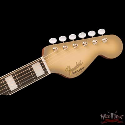 Fender Limited Edition California Vintage Malibu Antigua Finish Electric Acoustic with Hardshell Case image 5