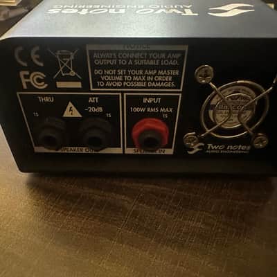 Two Notes Torpedo Captor Loadbox / Attenuator / DI - 16 Ohm 2010s - Black image 3