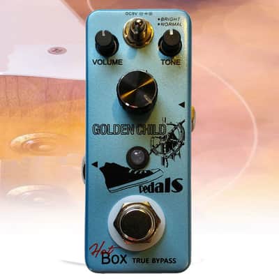 Hot Box Pedals Golden Child Attitude Series PLEXI Amp Sim Distortion Guitar Effect Pedal True Bypass image 3