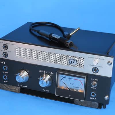 Available May 15 - Matched Stereo Pair AKAI 2 M-8 Tube Mic Pre Tube Direct In Vint.Mic Trans & Custom Case image 6