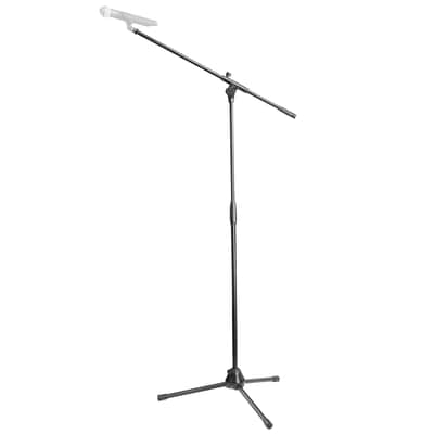 Gravity GTMS4321B DJ Pro Audio Tripod Microphone Stand w Standard Boom Arm image 2