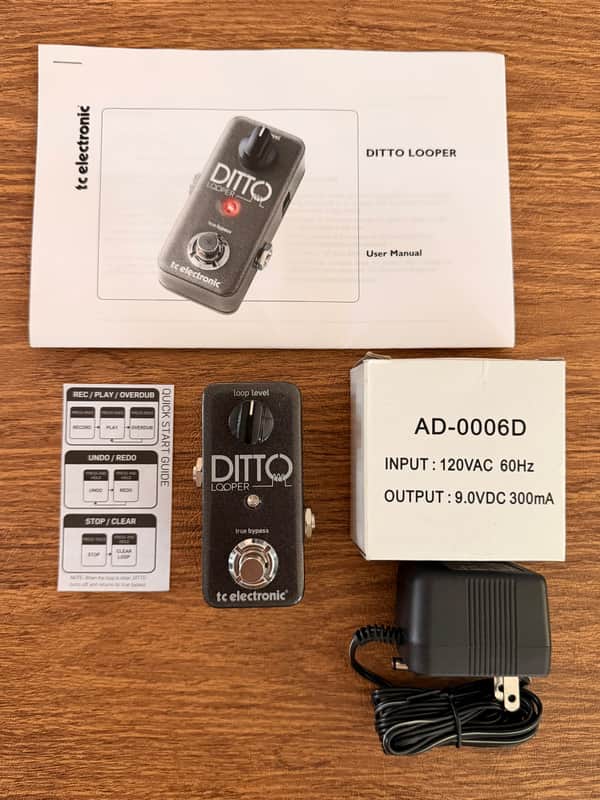 TC Electronic Ditto Looper & Power Adapter image 1