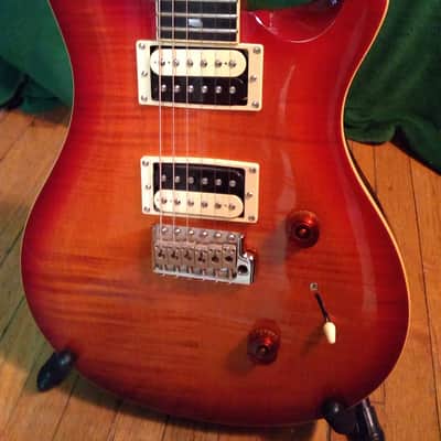 Paul Reed Smith SE Custom 24 2015 Cherry sunburst w/creme binding image 3