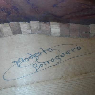 Modesto Borreguero Flamenco Negra guitar 1940s Natural image 9