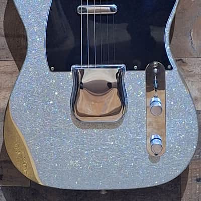 Fender Brad Paisley USA Telecaster W/HSC - Silver Sparkle - image 3