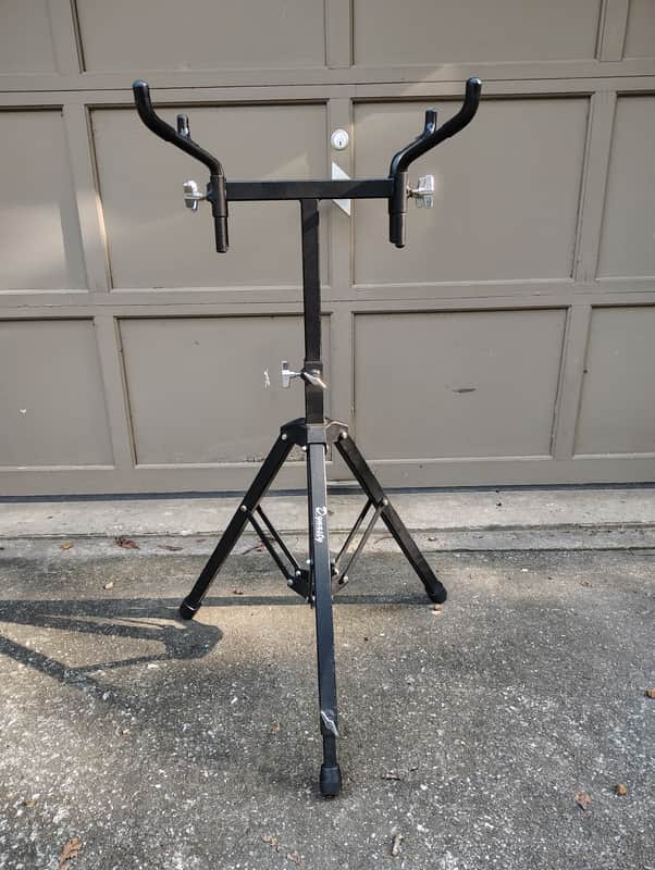 Dynasty Marching Bass Drum Stand - Black image 1