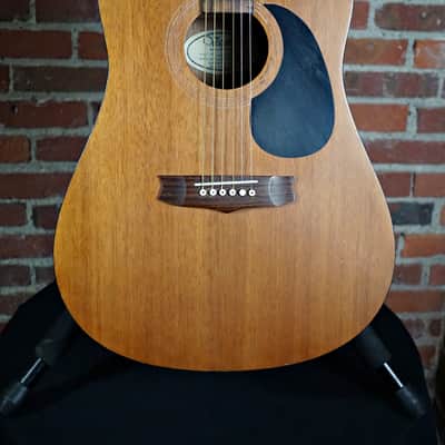 Vantek Acoustic Guitar Dreadnaught by Vintage VIS 1 1980'S Natural