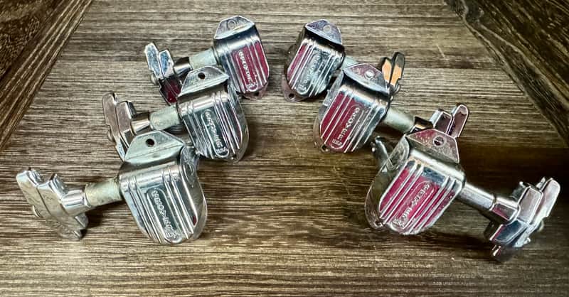 Grover Imperial Tuners 3x3 70's-80's - Chrome image 1