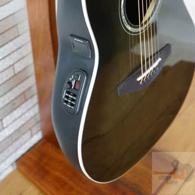 Ovation CS24P Celebrity Standard Plus - Trans Black Flame Maple image 10