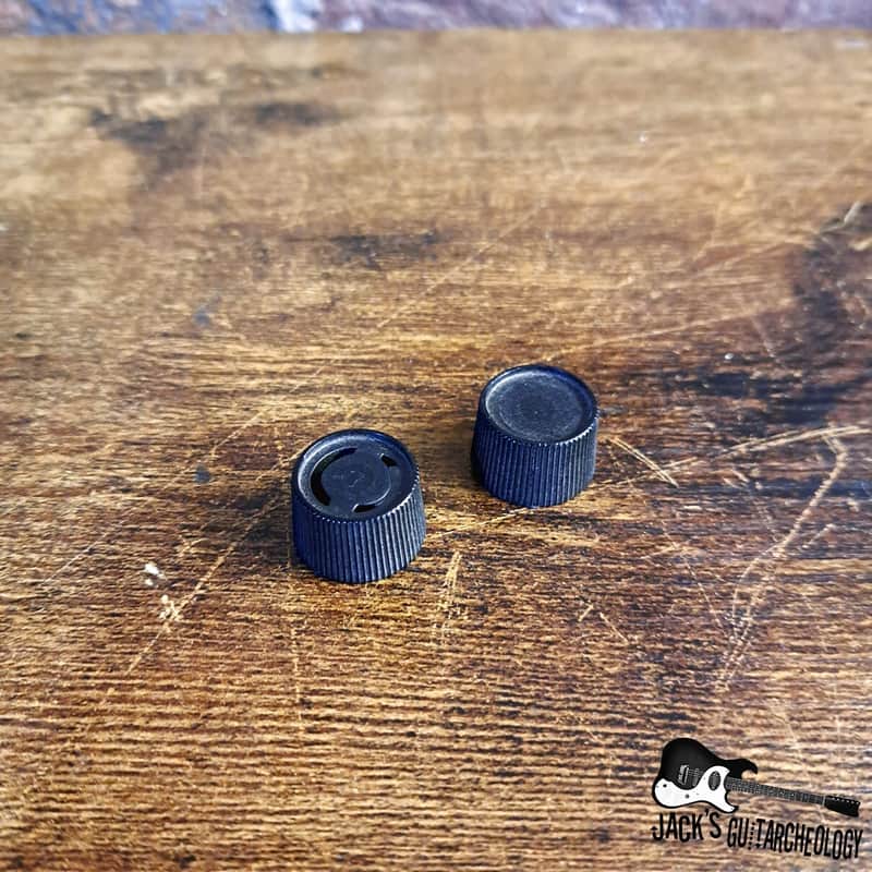 Kent / Teisco MIJ Volume & Tone Cupcake Knob Set of 2 (1960s Black) image 1