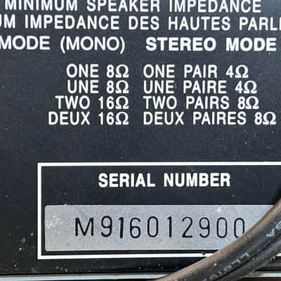NAD Vintage, 6-Channel Solid-State Power Amp: Model 916 image 10
