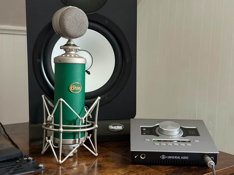 Blue Kiwi Large Diaphragm Multipattern Condenser Microphone 2010s - Green image 1