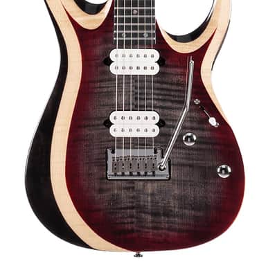 Cort X700 Duality II Guitar, Fishman Fluence Pickups, Ebony Fretboard Lava Burst w/Gigbag, Free Shipping image 1