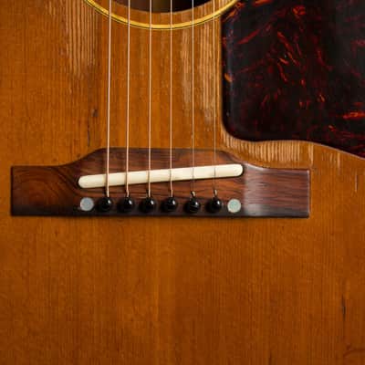 Gibson J-45 Flat Top Acoustic Guitar (1956), ser. #V8669-8 (FON), black tolex hard shell case. image 13