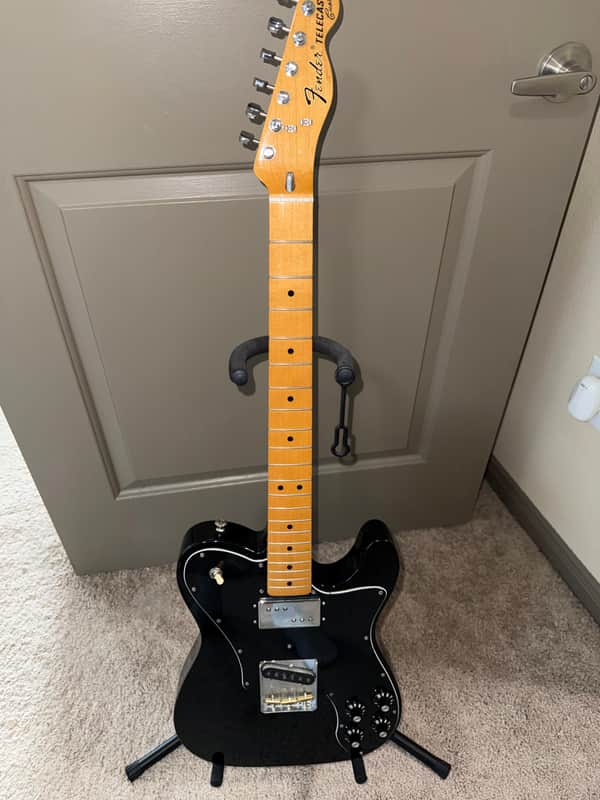 Fender Vintera '70s Telecaster Custom with Maple Fretboard 2019 - 2023 - Black