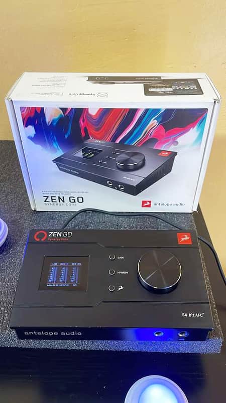 Antelope Audio Zen Go Synergy Core USB Type-C Audio Interface 2021 - Present - Black image 1