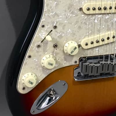 LEFTY! Vintage American Standard 2016 Fender USA Strat Guitar Custom Classic Sunburst NOS Relic HSC Texas CS Pups image 5