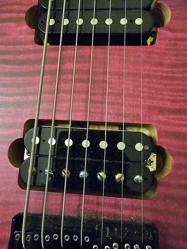 GOC Valkyrie 7 string - Purple Dragonburst | Reverb