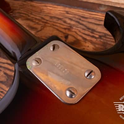 Rare Hagstrom H2B 1960's Left HandedSunburst image 9