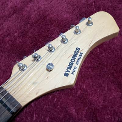 Synsonics Pro Series Strat Copy - 90s - Red - Made in Korea image 4