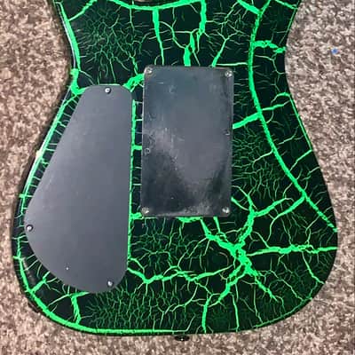 Jackson X Series Soloist SLX DX green crackle electric guitar image 5