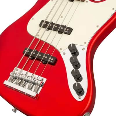 Sadowsky MetroExpress 21-Fret Vintage J/J Bass, Morado Fingerboard, 5-String - Solid Candy Apple Red Metallic High Polish image 5