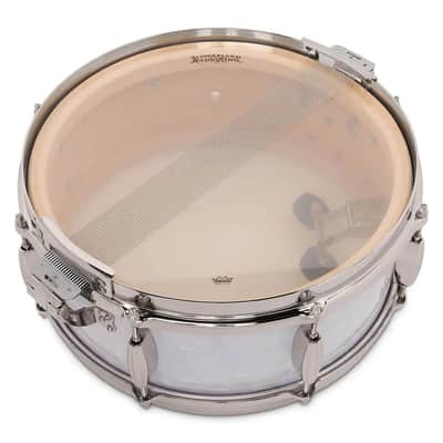 Slingerland Radio King Solid Maple Snare Drum 14x7 White Marine Pearl image 6