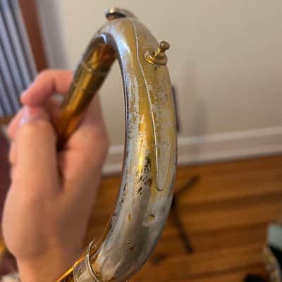 Conn 8H 1960s Worn Lacquer, Silver Plated Valve Wrap image 13