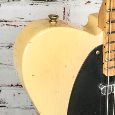 Fender - Custom Shop 1954 Journeyman Relic® Telecaster® Electric Guitar - 1-Piece Rift Sawn Maple Neck Fingerboard - Aged Nocaster® Blonde - with Deluxe Hardshell Case - x7541 (9236091068-1) image 13