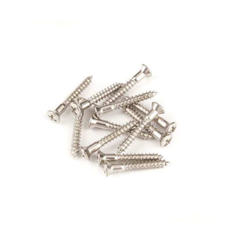 Fender Pure Vintage Strap Button Mounting Screws Nickel 12 image 1