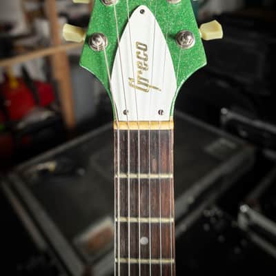 Greco Flying V 1978 - Green Sparkle image 7