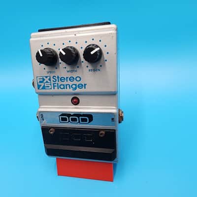 Vintage 1987 DOD FX75 Stereo Flanger Guitar Effect Pedal Bass MN3007 MN3101 87 image 4