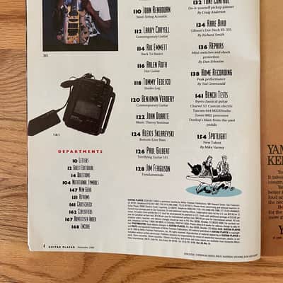 Guitar Player Magazine November 1990 image 3
