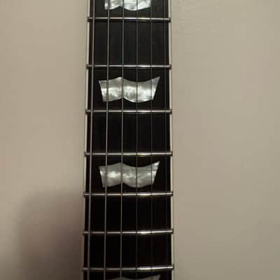 ESP LTD EC-1000QM Electric Guitar - See Thru Black Cherry REPAIRED NECK DAMAGED FRONT HEADSTOCK image 4