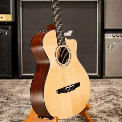 Taylor 312ce-N Nylon Grand Concert Acoustic/Electric Guitar with Hardshell Case image 15