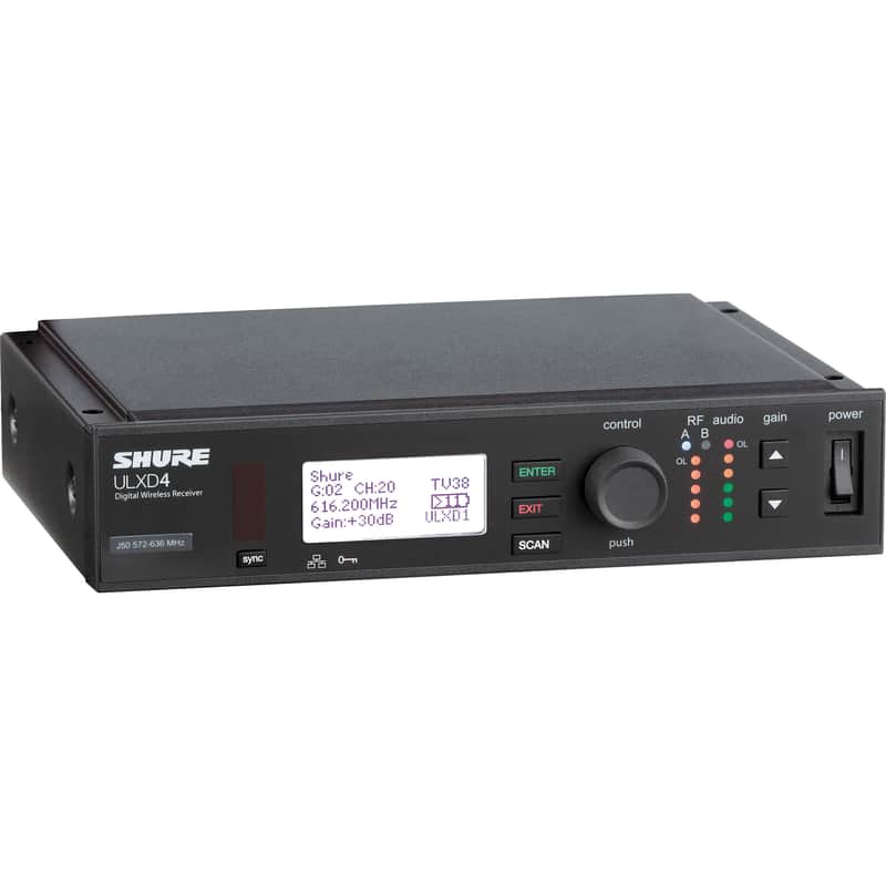 Shure ULXD4 Digital Wireless Receiver - J50A Band image 1