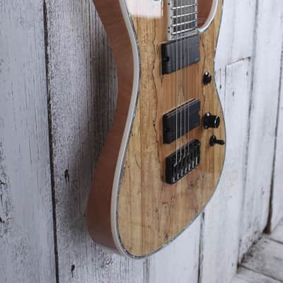 BC Rich 2019 Shredzilla Extreme Series Spalted Maple 7 String Electric Guitar image 8