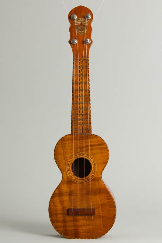 Kumalae  Style 5 Soprano Ukulele,  c. 1920, original black hard shell case. image 1