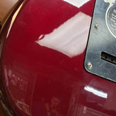 Fender Standard Stratocaster HH with Rosewood Fretboard in Midnight Wine 2004 w/Bag image 11