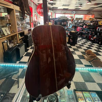 Yamaha FG-350W Jumbo Dreadnought 1977 - 1981 - Natural image 8
