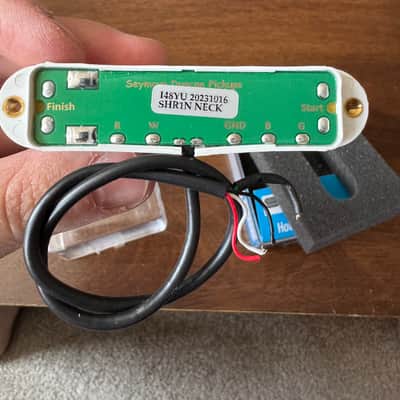 Seymour Duncan SHR-1n Hot Rails Strat Neck Pickup 2010s - White image 3